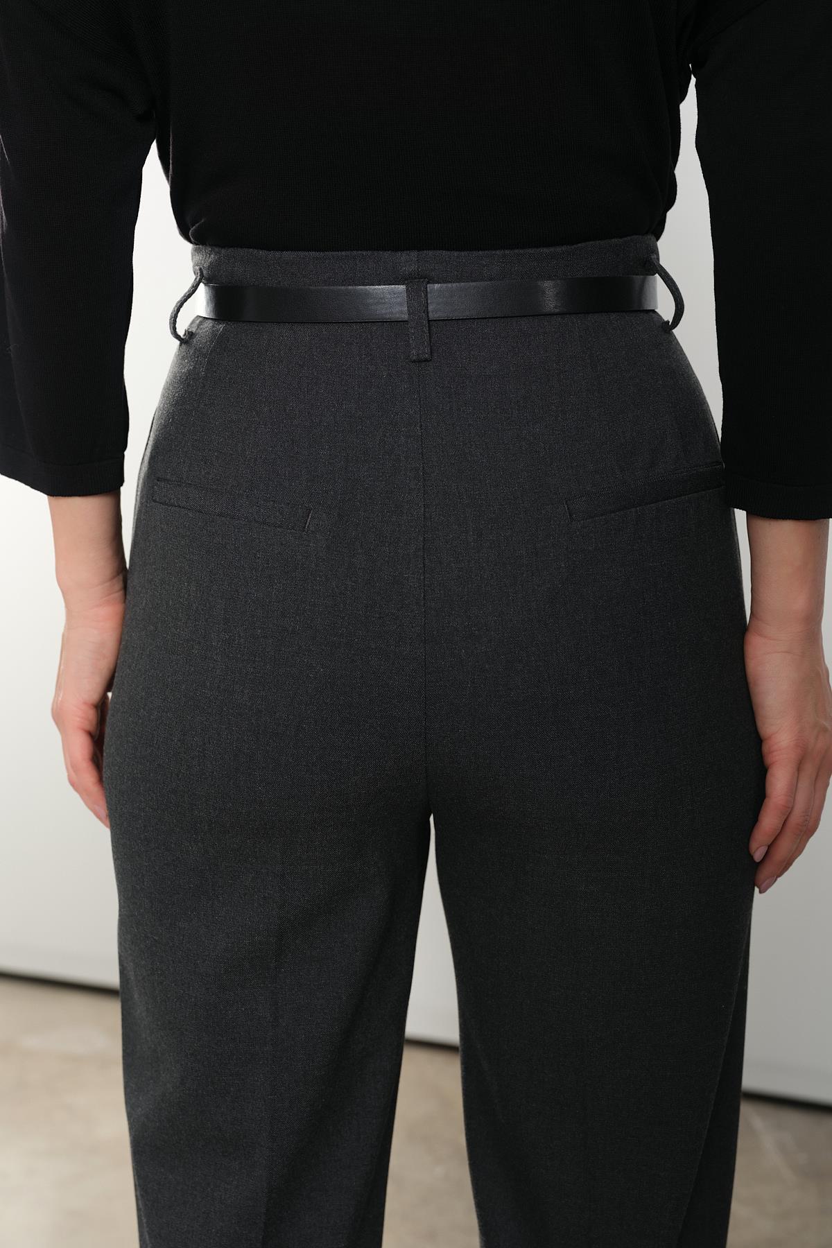 71293  KEMERLI YUKSEK BEL PANTOLON