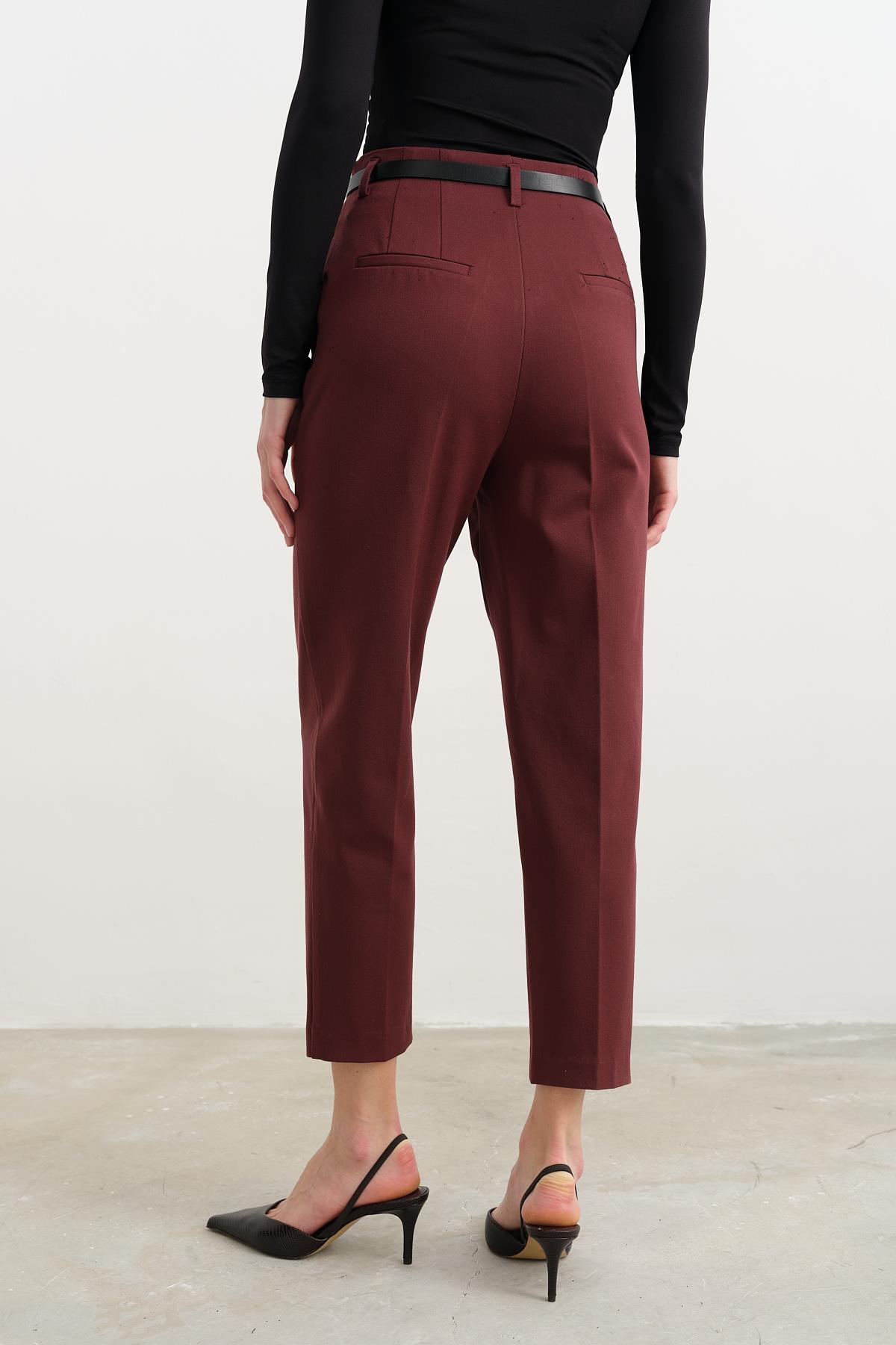 71293  KEMERLI YUKSEK BEL PANTOLON