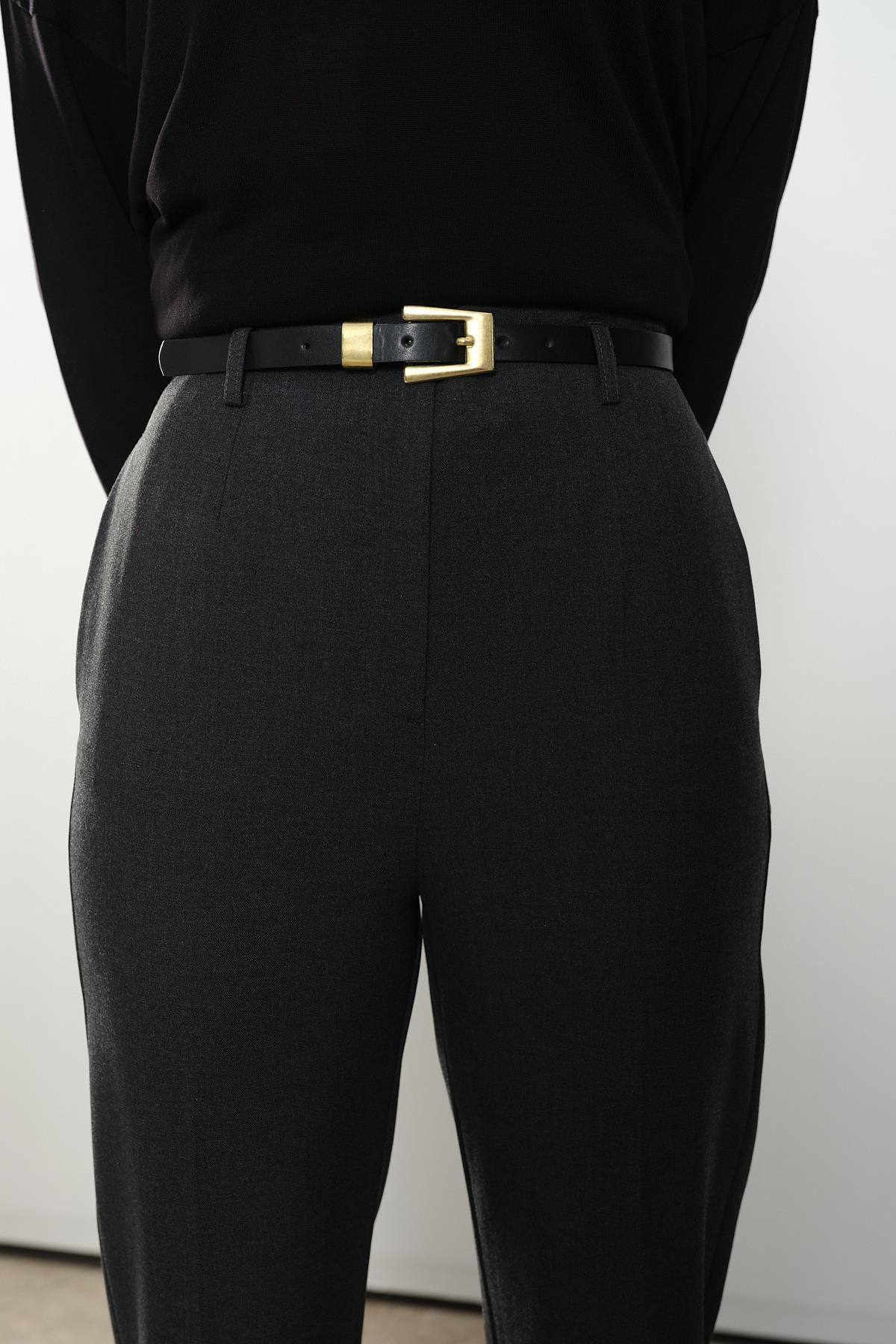 71293  KEMERLI YUKSEK BEL PANTOLON