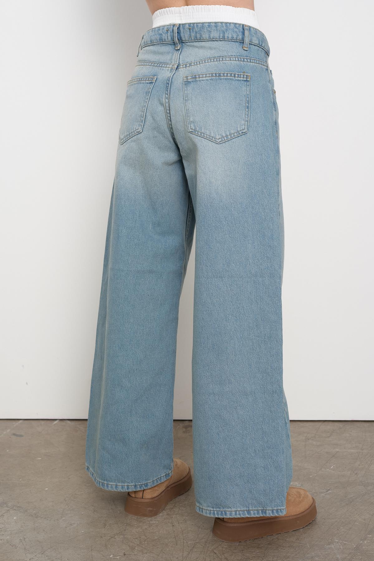 71422 BOXER DETAYLI TINT TIKAMA PANTOLON