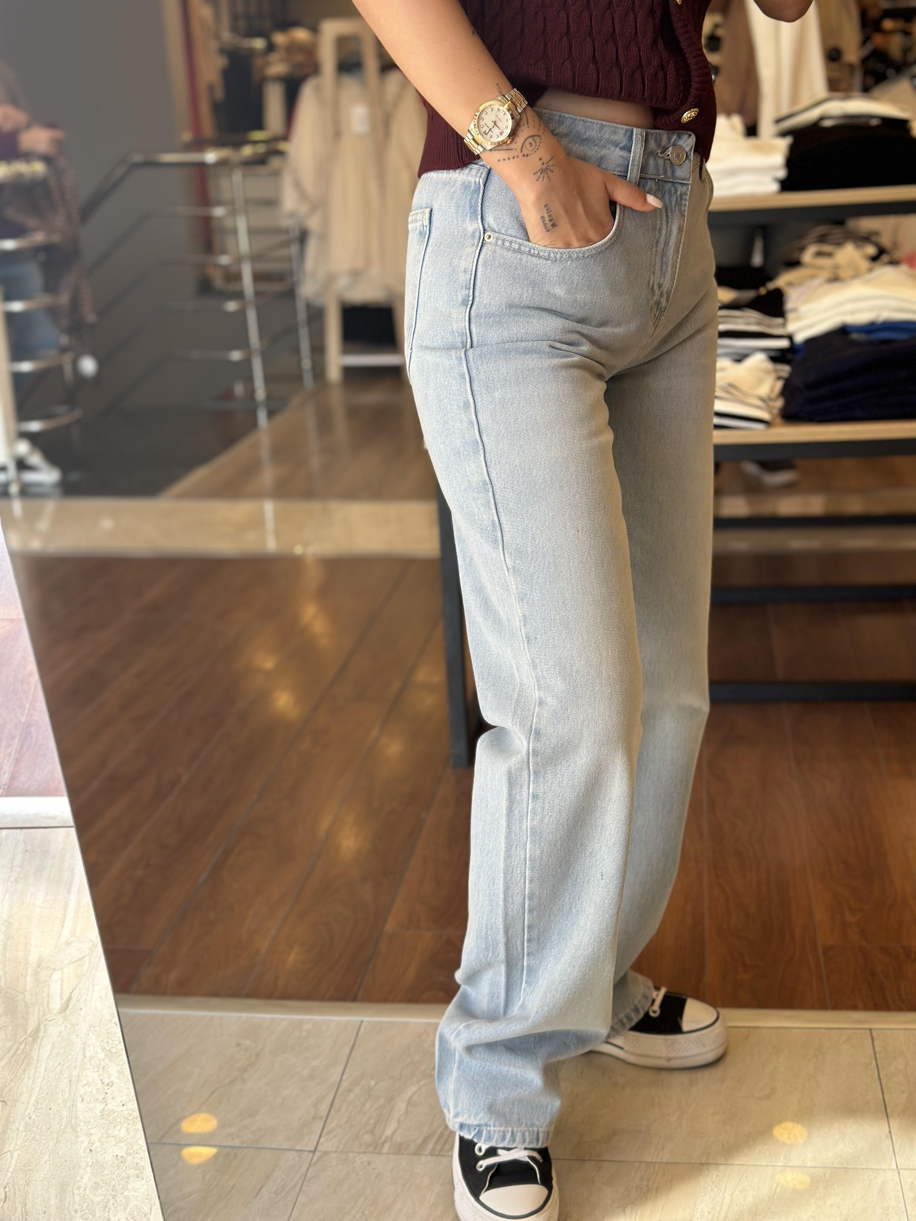 71441 DUSUK BEL STRAIGHT PANTOLON