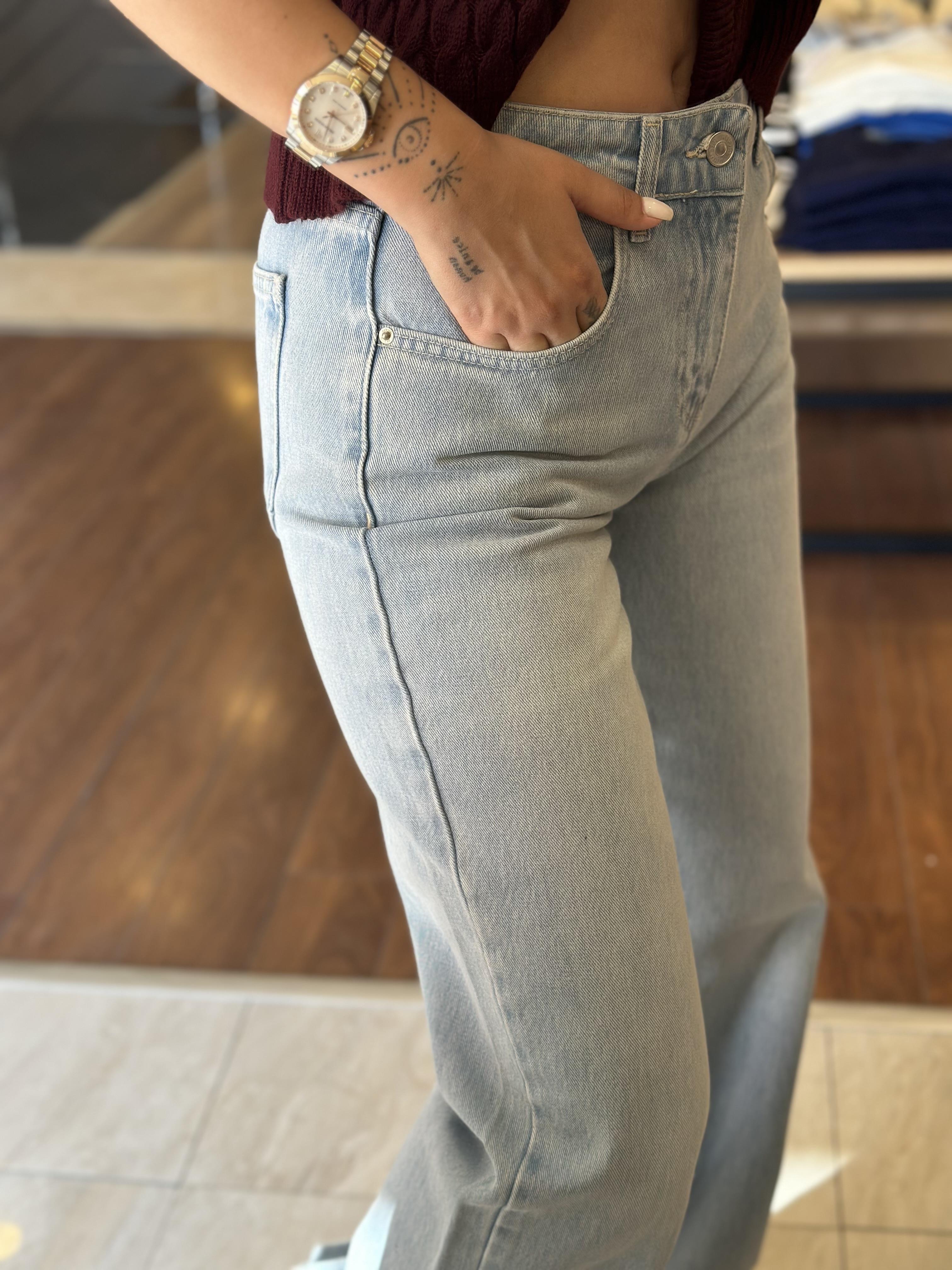 71441 DUSUK BEL STRAIGHT PANTOLON
