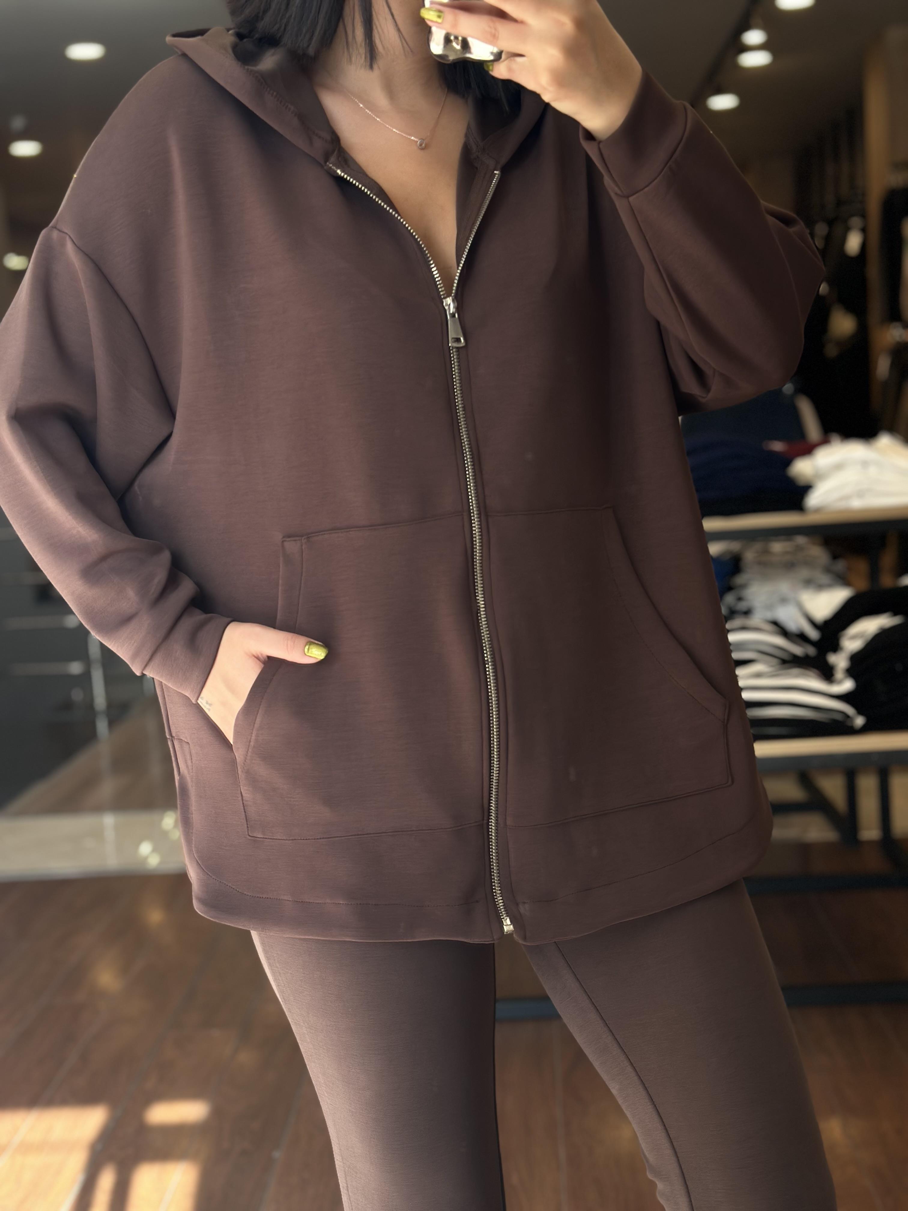 7191 FERMUARLI MODAL SWEAT TAKIM