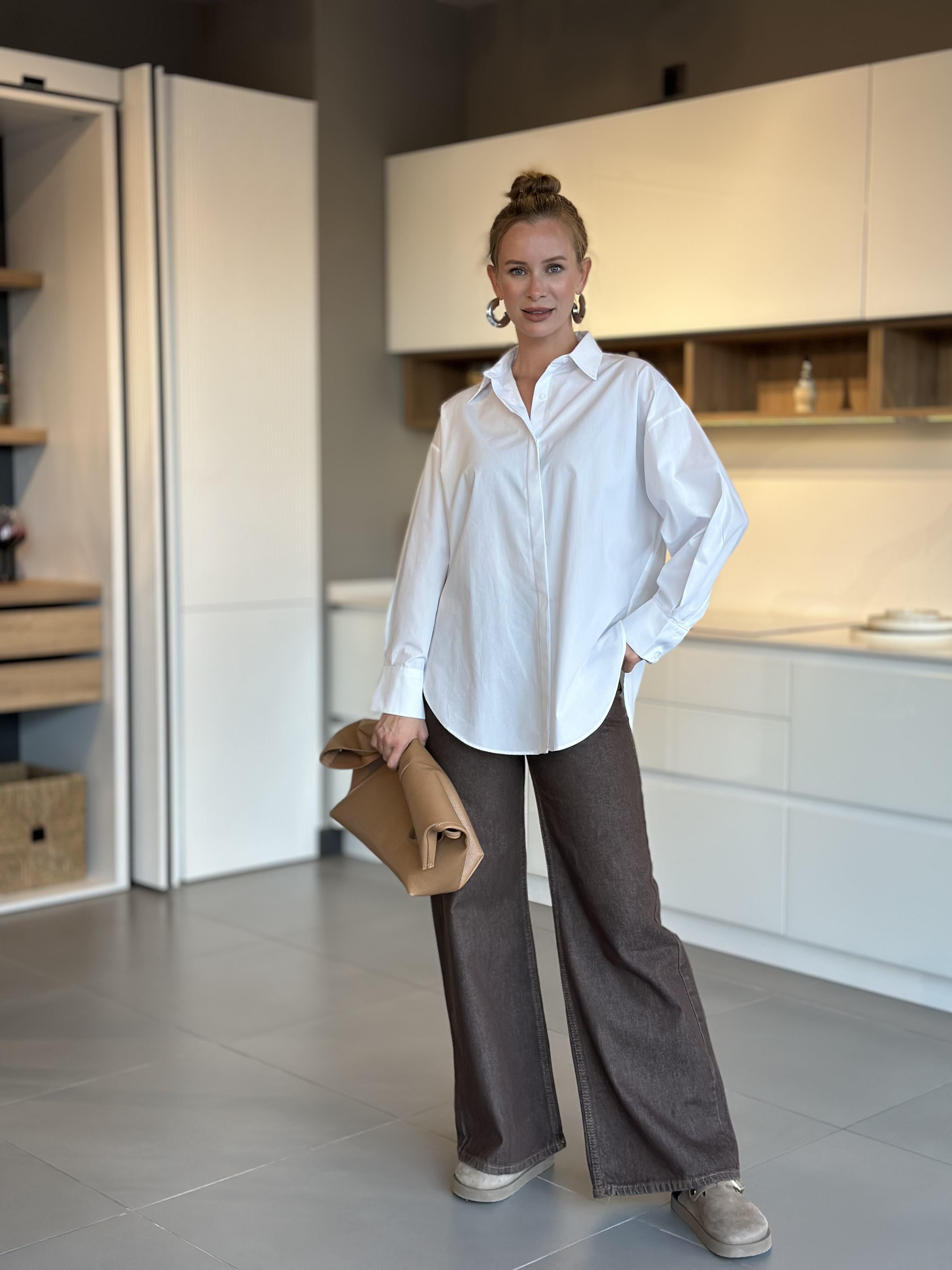 72033 GENIS KALIP RENKLI DENIM PANTOLON