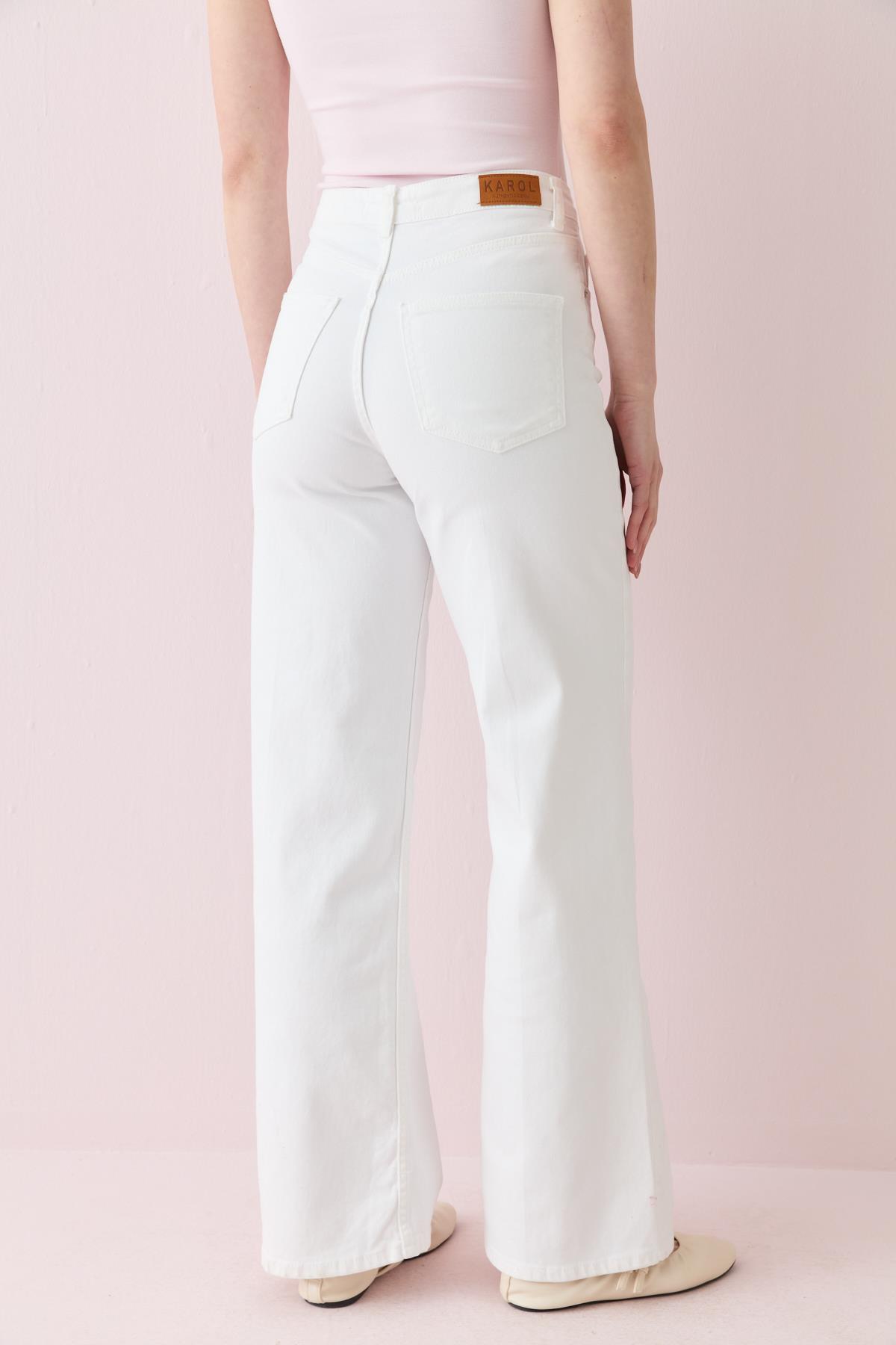 807 WHITE STRIGHT JEAN
