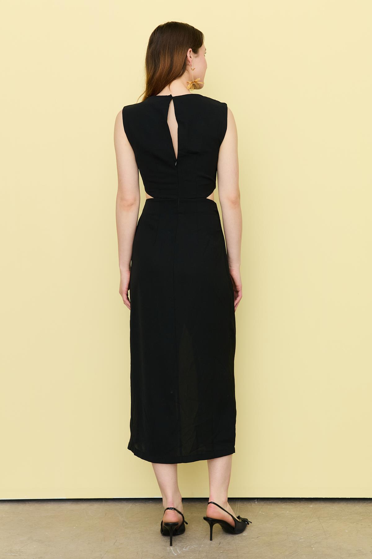 8190 GOLD TOKALI ELBISE