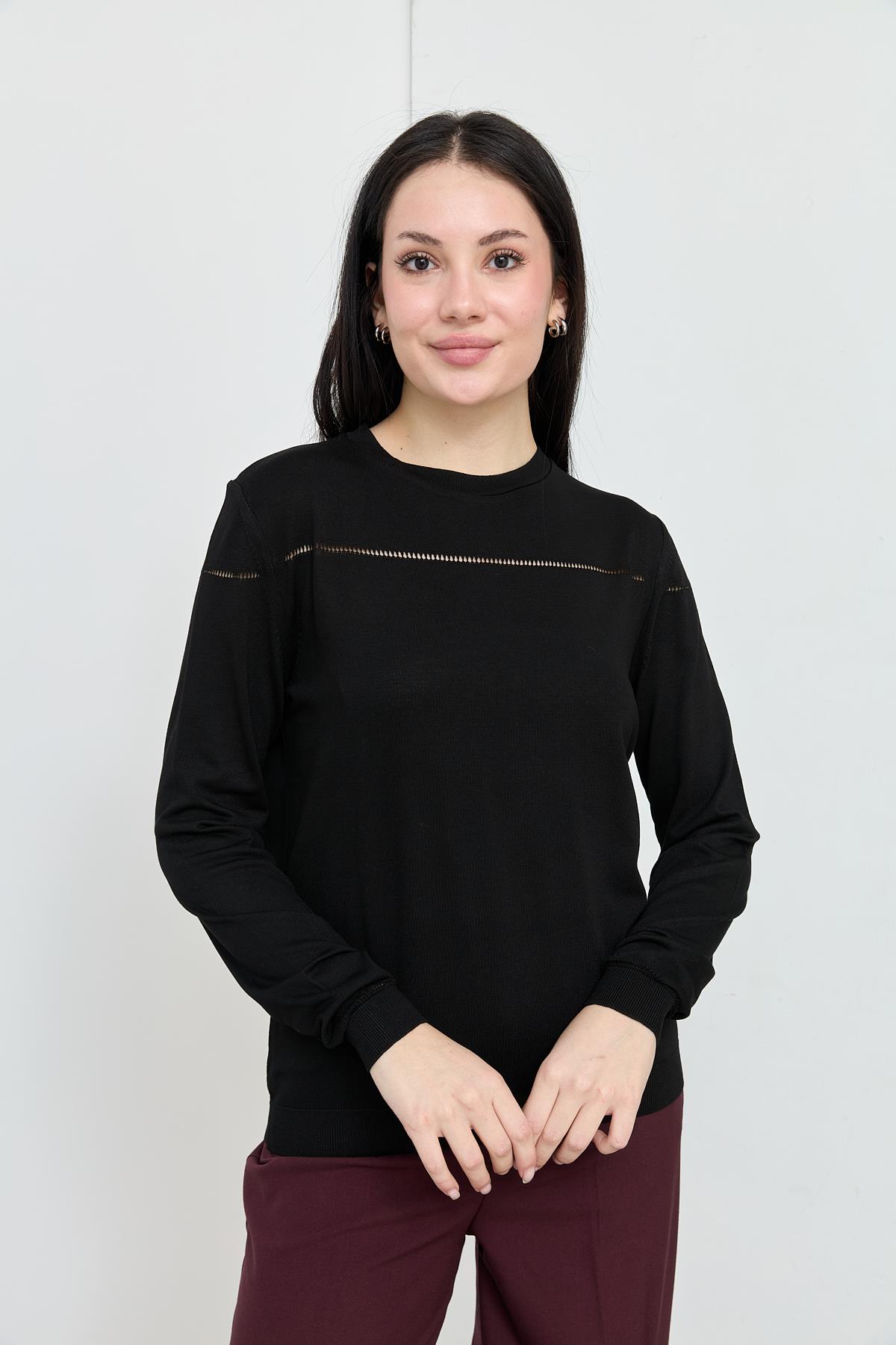 830 BISIKLET YAKA AJURLU TRIKO