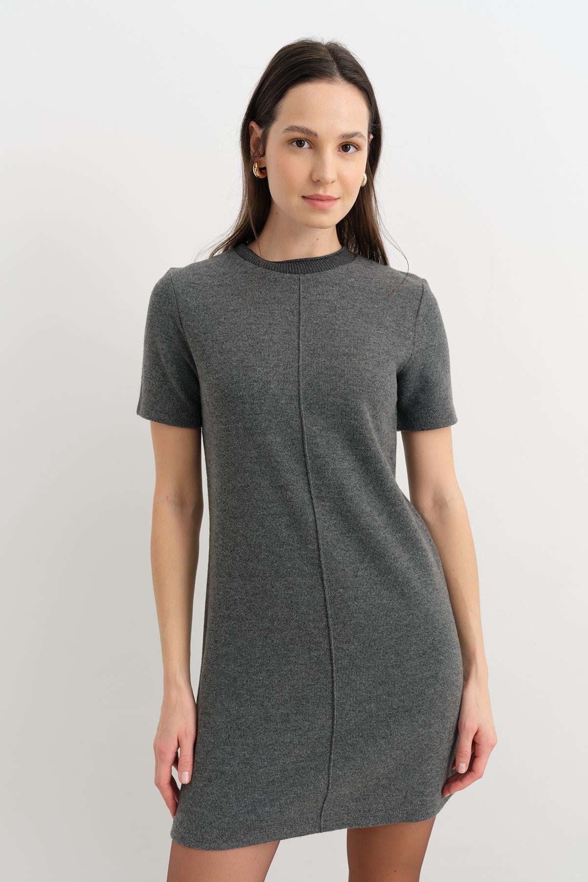 90810 YUMUSAK MINI ELBISE