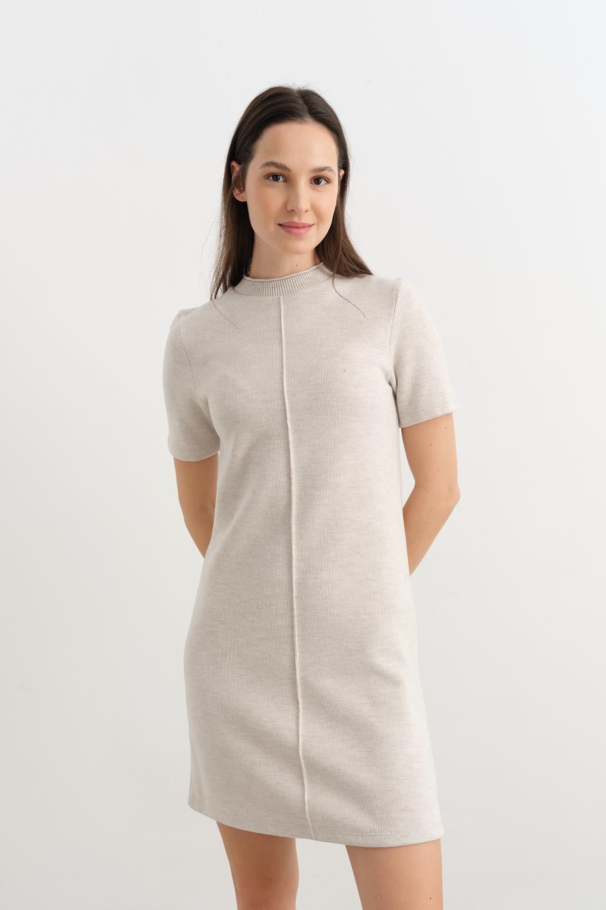 90810 YUMUSAK MINI ELBISE