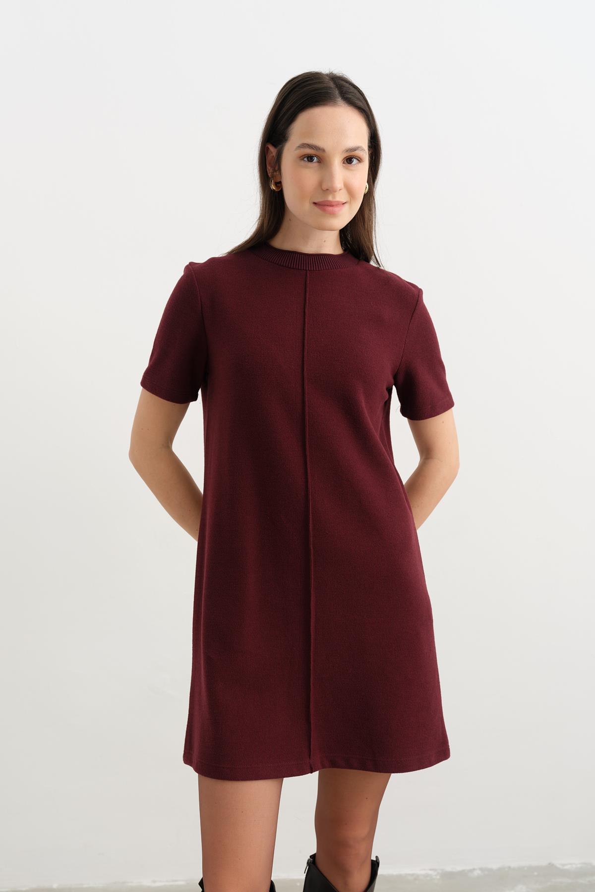 90810 YUMUSAK MINI ELBISE