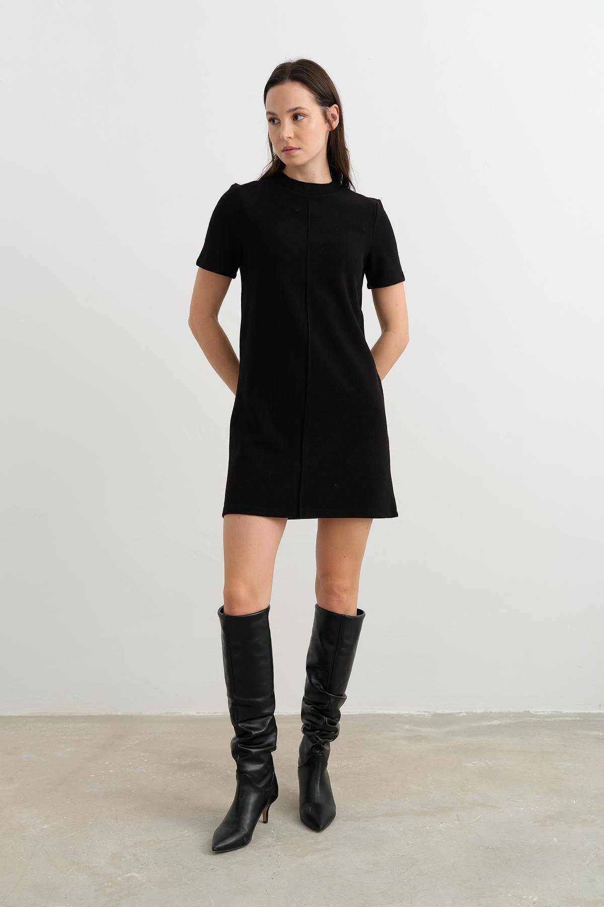 90810 YUMUSAK MINI ELBISE