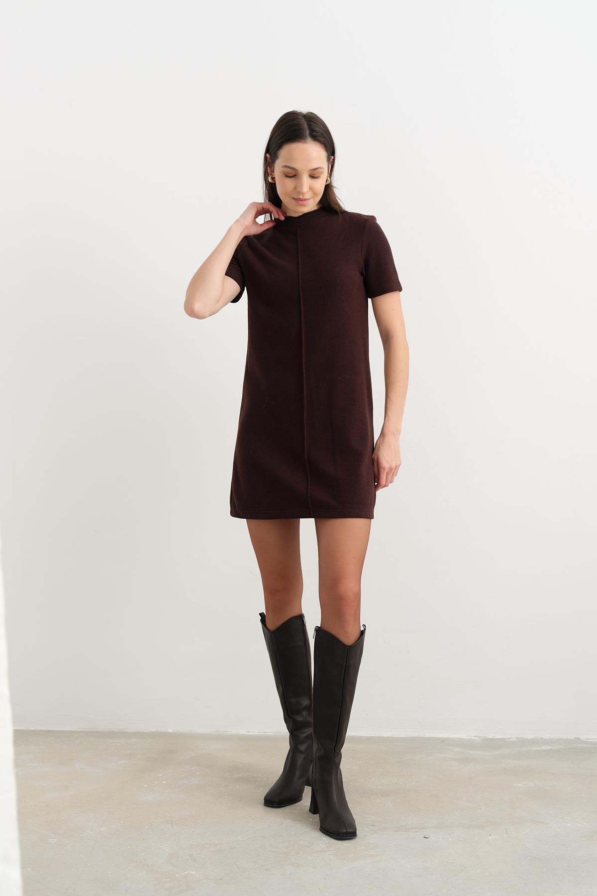 90810 YUMUSAK MINI ELBISE