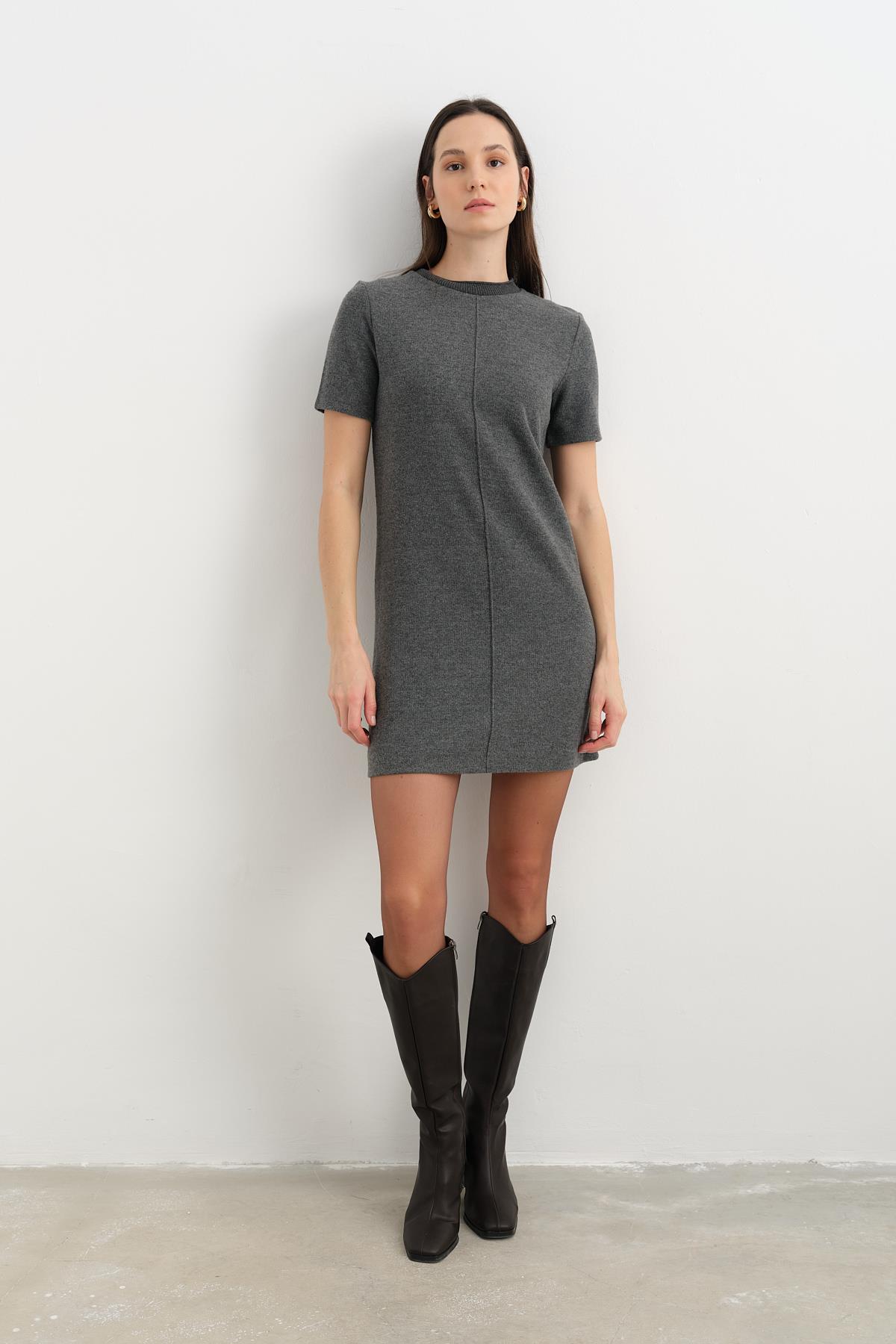90810 YUMUSAK MINI ELBISE