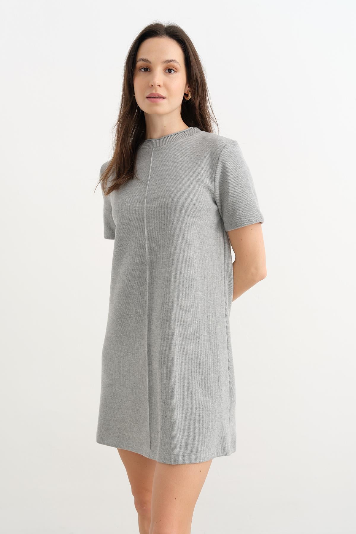 90810 YUMUSAK MINI ELBISE