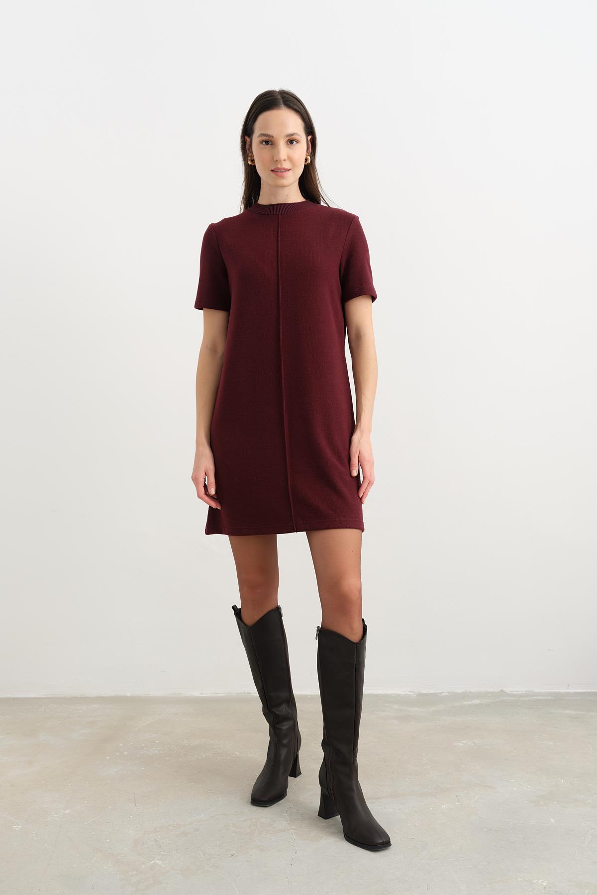 90810 YUMUSAK MINI ELBISE
