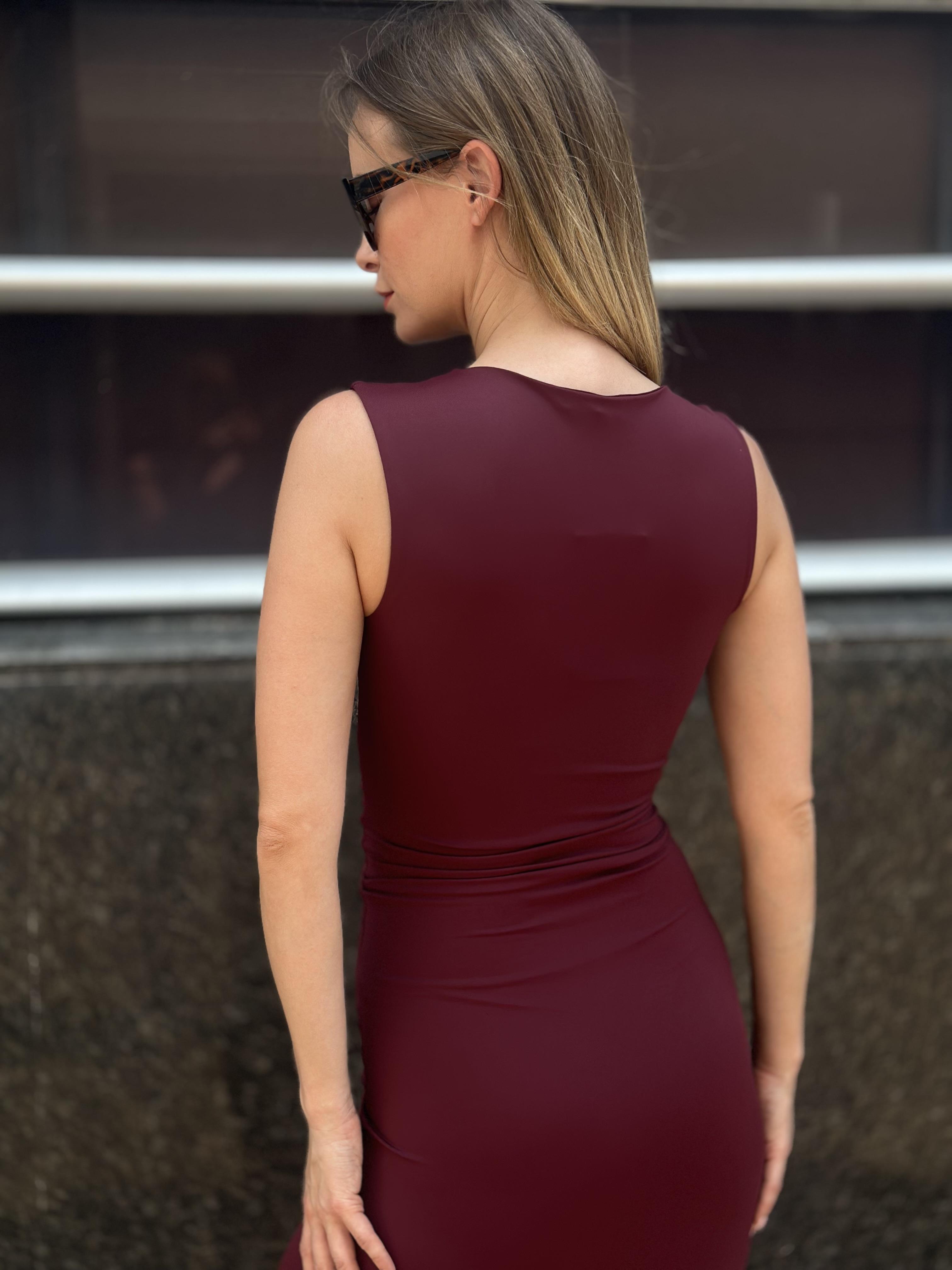 91493 AKSESUAR DETAYLI ASIMETRIK ELBISE