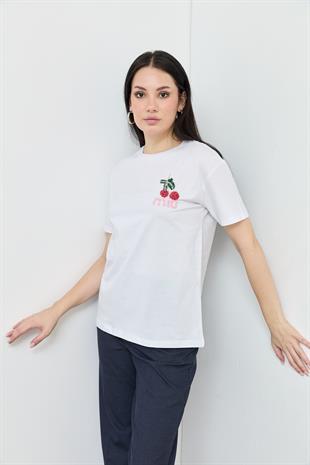 0014 KIRAZLI TSHIRT