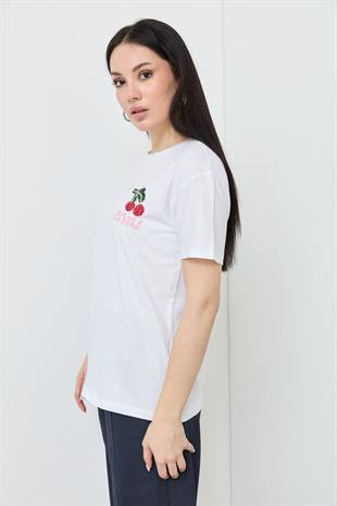 0014 KIRAZLI TSHIRT