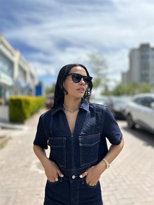 0025 DENIM BLUZ