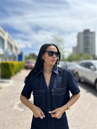 0025 DENIM BLUZ