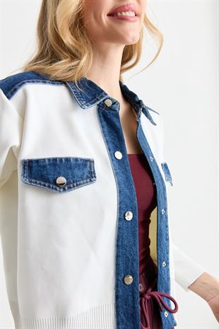 0106 JEAN MIX TRIKO CEKET