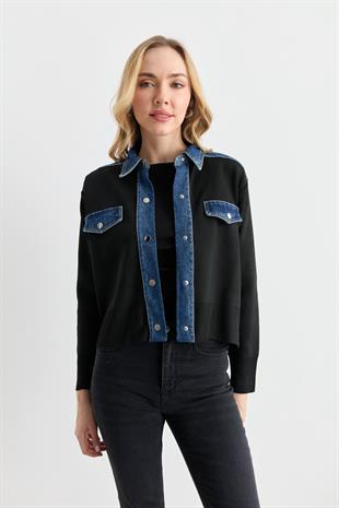 0106 JEAN MIX TRIKO CEKET
