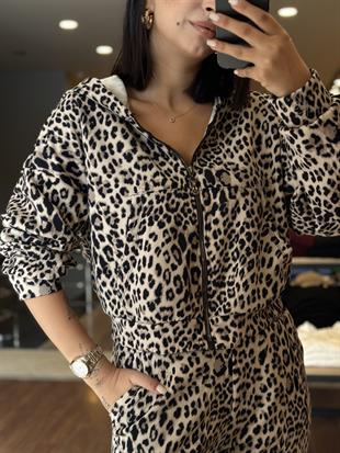 0214 LEOPAR DESEN MODAL TAKIM
