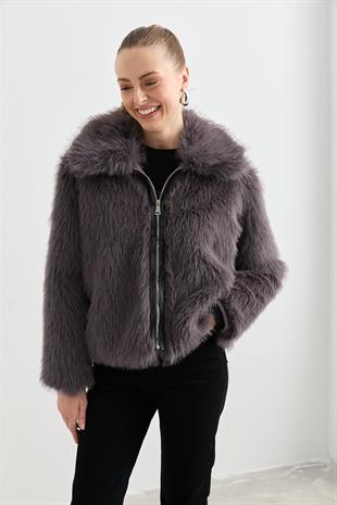 0231 FERMUARLI KURK CEKET