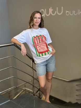0246110 SARDINES YAZILI TSHIRT