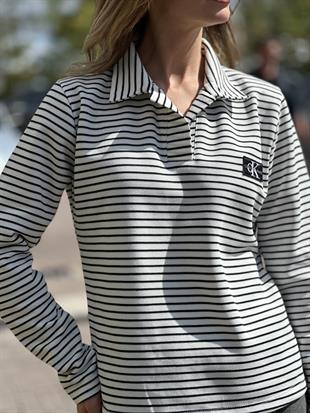 0246134 CIZGILI UZUN KOL SWEAT