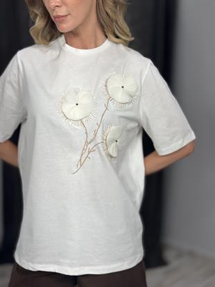024687 PAPATYA ISLEMELI TSHIRT