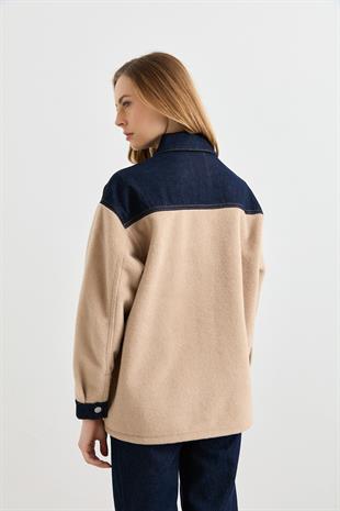 0269 DENIM GARNILI BUKLET CEKET