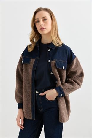 0269 DENIM GARNILI BUKLET CEKET