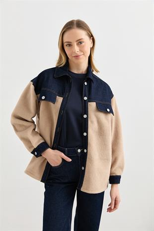 0269 DENIM GARNILI BUKLET CEKET