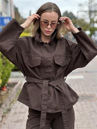 0274 PATLI YAKA DENIM GOMLEK