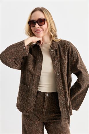 0276 KUSAKLI LEOPAR CEKET