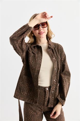 0276 KUSAKLI LEOPAR CEKET
