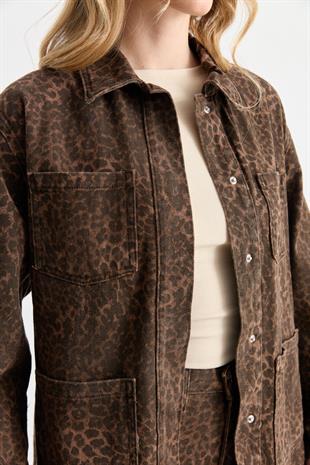 0276 KUSAKLI LEOPAR CEKET