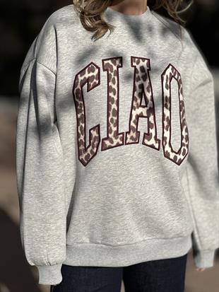 0855 CIAO YAZILI SWEAT