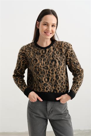 10111 LEOPAR DESENLI TRIKO