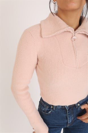 10299 POLO YAKA FITILLI KISA KAZAK