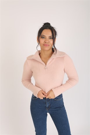 10299 POLO YAKA FITILLI KISA KAZAK
