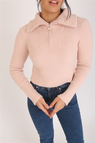 10299 POLO YAKA FITILLI KISA KAZAK