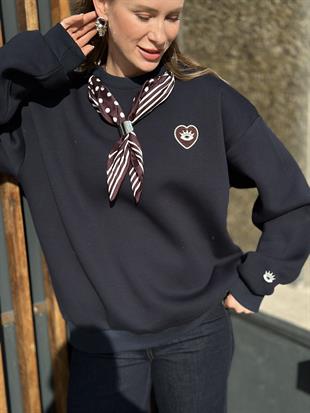 1083 FLARLI KALP NAKISLI SWEAT