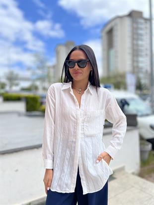 1111 SIRTI BASKILI GOMLEK