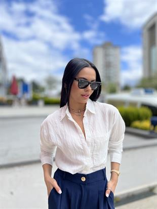 1111 SIRTI BASKILI GOMLEK