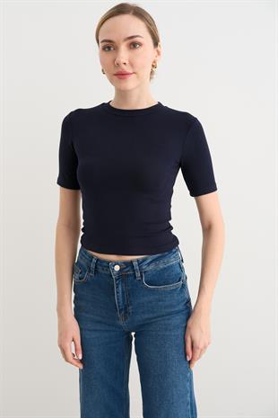 1164 KISA KOL KISA TSHIRT