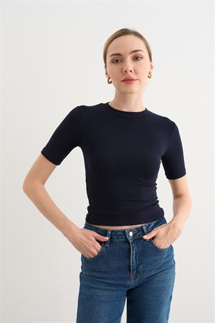 1164 KISA KOL KISA TSHIRT