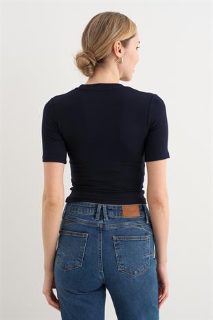 1164 KISA KOL KISA TSHIRT