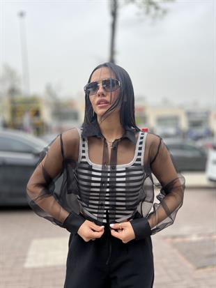 11645 ORGANZE GOMLEK